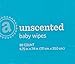 Amazon Elements Baby Wipes, Unscented, 720 Count Flip-Top Packs