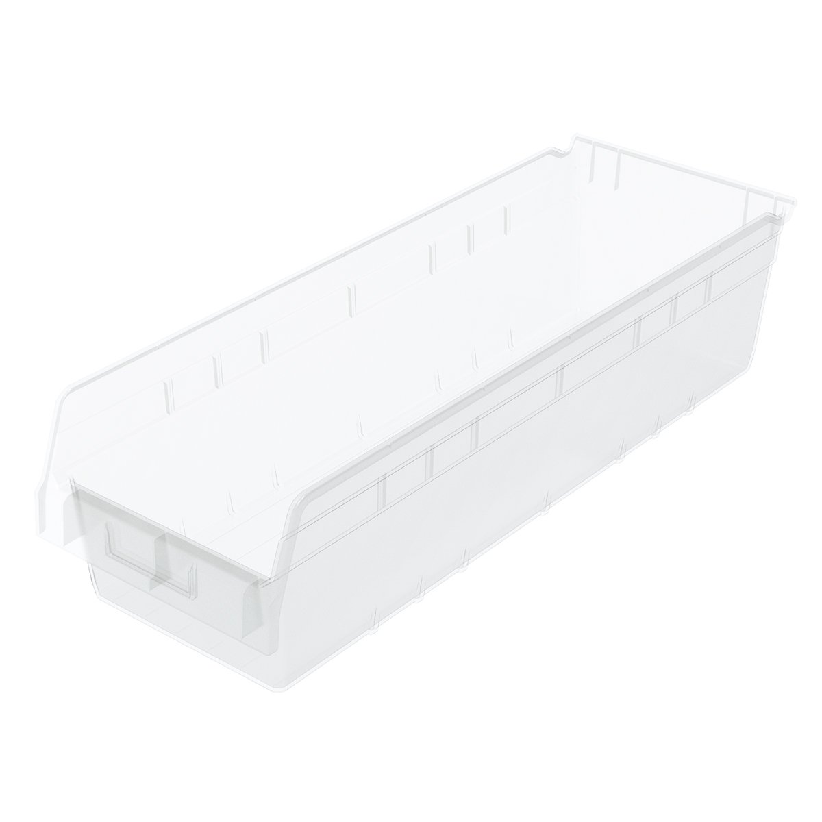 Akro-Mils 30084 Plastic Nesting ShelfMax Storage Bin Box, (24-Inch x 8 ...