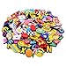 SHINQEAR 125pcs PVC Shoe Charms Decorations Fits for Croc Clog Shoes  and  Jibbitz Wristband Bracelet Party Gifts, Small