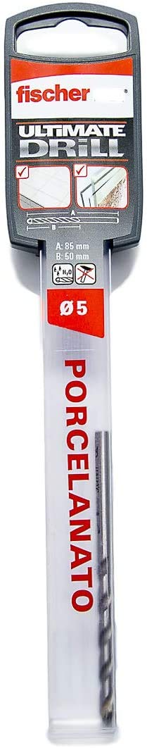 fischer - Porcelain Metal, Tile, Ultimate Drill 4x85 (Pack of 1)