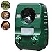 Ultrasonic Animal Cat Repeller, Solar Powered Rechargeable Battery Waterproof Motion Activated Animal Repellent Scarer Deterrent, Animal Control for Cat Dog Squirrel Raccoon in Garden Yard Lawn