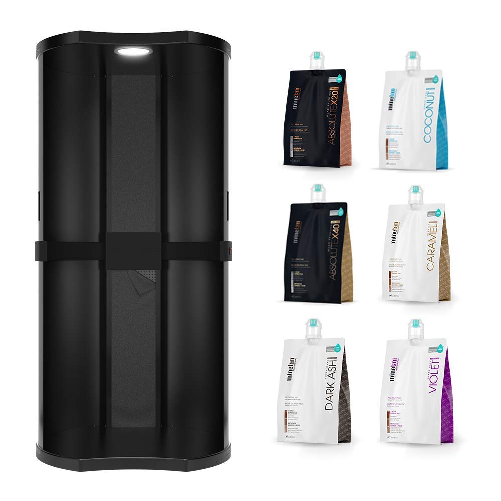 Overspray & Extraction Spray Tan Booth Includes