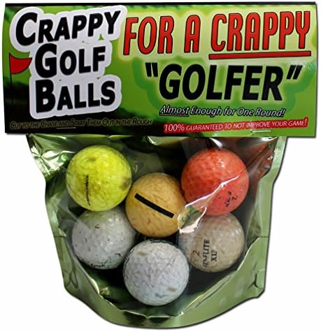 Gears Out Crappy Golf Balls for a Crappy Golfer – Funny Gag Gifts for Golfers Guaranteed NOT to Improve Your Golf Game Includes 6 Golf Balls Novelty Golf Gifts Gears Out Crappy Golf Balls for a Crappy Golfer – Funny Gag Gifts for Golfers Guaranteed NOT to Improve Your Golf Game Includes 6 Golf Balls Novelty Golf Gifts