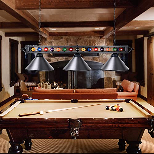 Wellmet Billiard Light for Pool Table,59” Pool Table Lighting for 7' 8