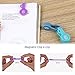 ABZON Magnetic Cable Organizer Earbud Cord Holder Charger Clips Desk Cable Management, Used as Bookmark Cord Keeper Wire Wrap Fridge Magnets, Cable Tangle Free Organizer, Silicone Material 8 Packs