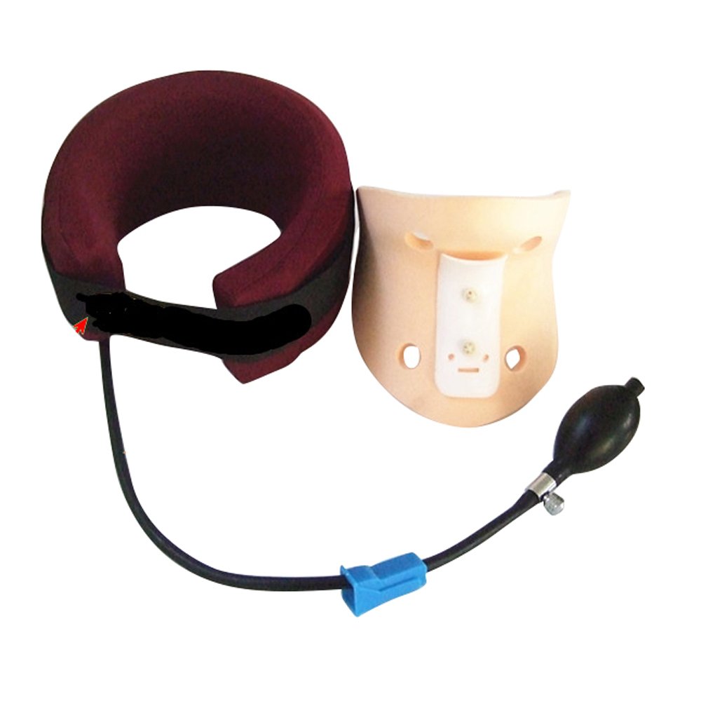 ixaer Cervical Neck Traction Device-Cervical Neck Collar Vertebra Traction Air Cushion tractor inflatable belt Brace