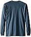 Carhartt Men's Big Loose Fit Heavyweight Long-Sleeve Pocket Henley T-Shirt, Bluestone, XX-Large Tall