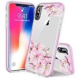iPhone Xs Max Case, Soft TPU Case for iPhone Xs Max 6.5 Inch, Slim Flexible Cover for Women Sakura Cherry Design Case for iPhone Xs Max 6.5 inch 2018