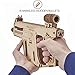 Assault Rifle Gun Wooden Model - Toy Gun, Guns for Kids - 3D Wooden Puzzle Mechanical Model to Build, Wooden Toys, Brain Teaser for Kids and Adults