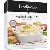 ProtiWise Sour Cream Protein Mashed Potatoes, 7ct - 15g Protein - Keto | Creamy potatoes from hot water in about a minute. A savory side when the sweet options get old.