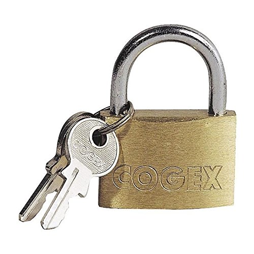 COGEX 80457 45mm Brass Padlock - Gold