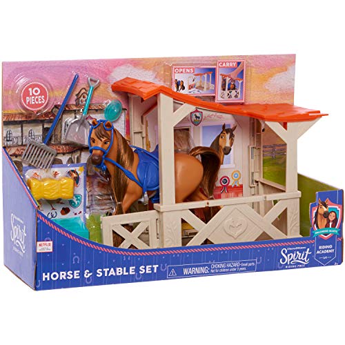 DreamWorks Spirit Riding Free Horse & Stable Accessory Set, Kids Toys