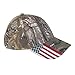 Realtree Xtra Camo and American Flag Baseball Hat, Camo w/USA Flag