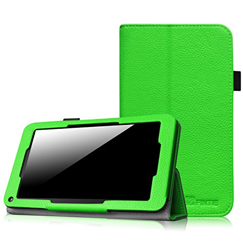 Astro Queo A712 / Emerson 7 Case - Fintie Folio Premium Vegan Leather Cover with Stylus Holder for Astro Queo A712 (NEW) 7