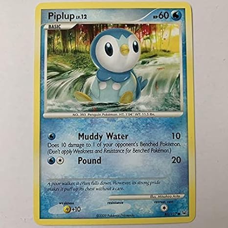 Amazon ポケモンカードゲーム ポッチャマ Piplup 英語版 アメリカ おもちゃ おもちゃ
