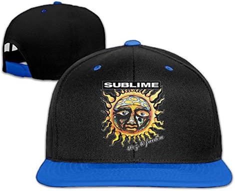 Kualday Kid's Sublime 40oz To Freedom Music Plain Adjustable Snapback Hats Caps RoyalBlue