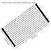 Ahyuan Roll up Dish Drying Rack Over The Sink Kitchen Roll up Sink Drying Rack Portable Dish Drainer Foldable Dish Drying Rack (Black, 20.5''X11.2'')