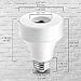Elegant Choise Smart Wifi Bulb Socket E26/ E27 Bulb Adapter Base Converter Wi-Fi Led Light Bulbs Timer Holder Wireless Lamp Adapter Compatible with Alexa, Google Assistant and Alexa Accessories