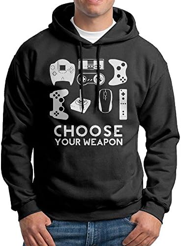 DONGGUA2 Fashionable Choose Your Weapon Gamer Video Games Man's\r\n Hoodie Sweatshirts