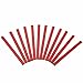 72Pcs 175mm Red Carpenter Pencil Octagonal Hard Woodworking Marking Lead Pencils