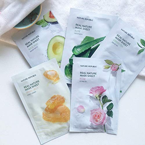 Nature Republic Real Nature Mask Sheet 14pcs Original Korean Mask Sheet