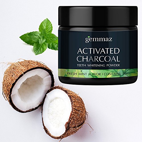 Charcoal Teeth Whitening Powder, Organic Coconut Activated Charcoal