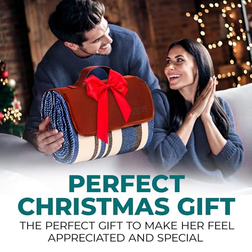 scuddles Extra Large Picnic Blanket Dual Layers Beach Blanket