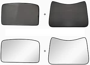 Amazon.com: CARORMOKE 4Pcs Set Car Glass Roof Window Sunshade UV Rays