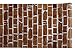 HAOKHOME Peel and Stick Vintage Faux Brick Wallpaper Removable 17.7in x 9.8ft Brown/White/Black Vinyl Textured Self Adhesive Wall Paper Design for Home Walls Kitchen Decorations