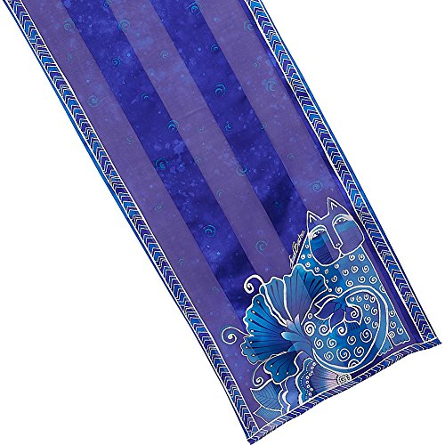 Laurel Burch Silk Scarf (Blossoming Felines)