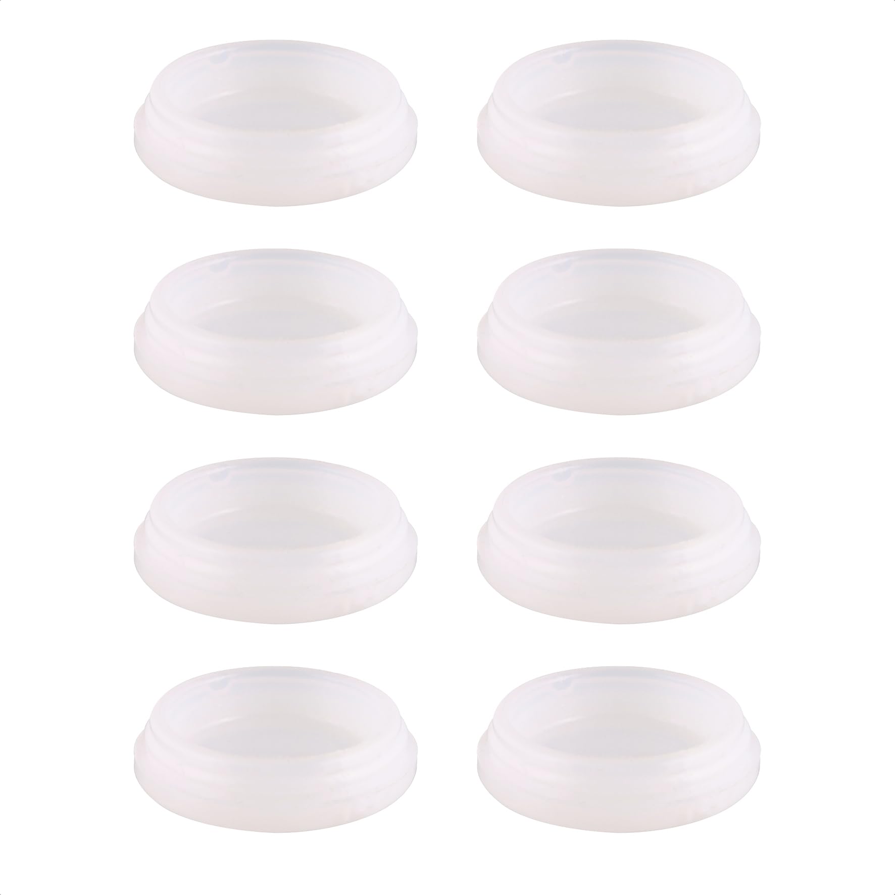 WAGNER QuickClick® Stop glides furniture glides elastomer rubber I 8pcs. set replacement glides anti-slip exchangeable - STOP - diameter Ø 25 mm - for base Ø 25 mm - Made in Germany - 15824500