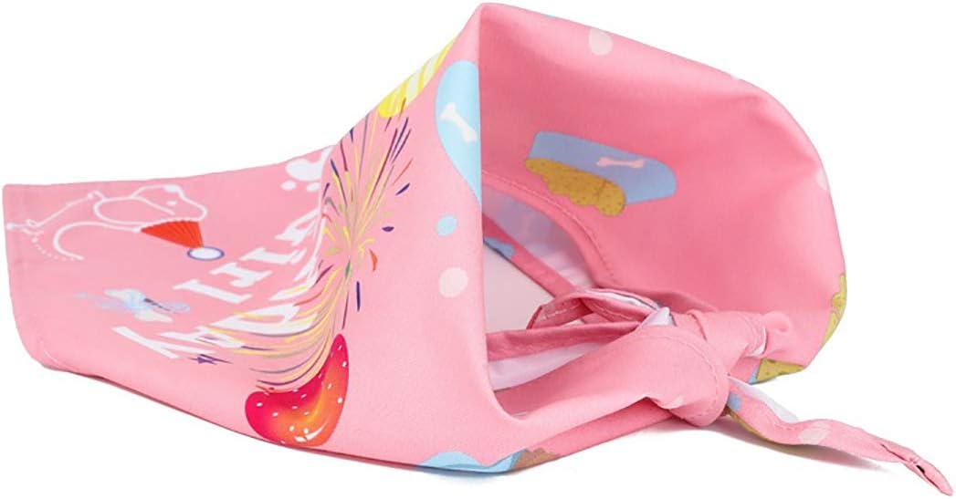 BIPY 1st Birthday Dog Hat Bandanas Set for Girls Small Medium Puppy First Birthday Blue Grooming Supplies Pet 1 Year Birthday Celebration Decoration Accessories - Image 4