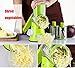 Mandoline Slicer With 3 Round Stainless Steel Blades,Manual Veggie Slicer,Fast Vegetable/Fruit Cutter,Cheese Shredder,Rotary Drum Grater with Strong-Hold Suction Cup with Free Clean Brush, Blue ¡­