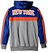 NBA Men's New York Knicks Full Zip Hoodie Sweatshirt Jacket Contrast Back Cut, Medium, Blue