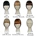 REECHO Fashion Full Length Synthetic 1 Piece Layered Clip in Hair Bangs Fringe Hairpieces Hair Extensions Color - White Blonde