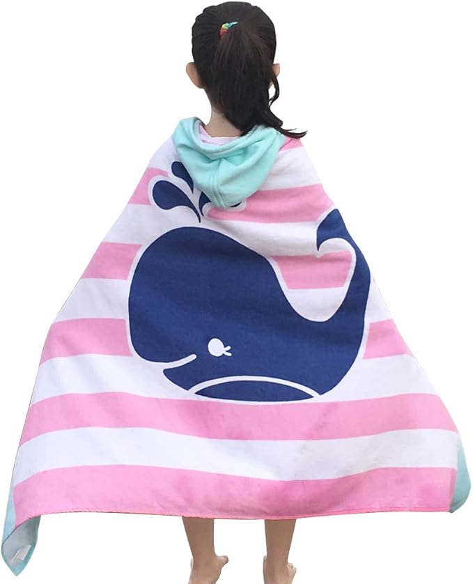 Vimukun Kids Beach Towels Bath Hooded Towel Wrap for Boys