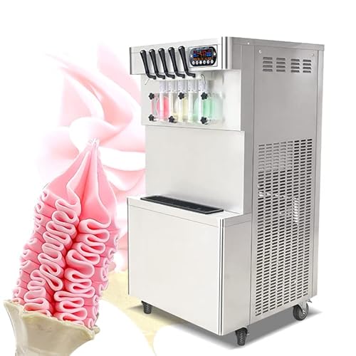 Kolice Commercial 5 flavors soft serve ice cream machine, gelato yogurt