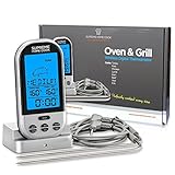 Supreme Home Cook Wireless Oven and Grill Digital Long Range Meat Thermometer with Timer
