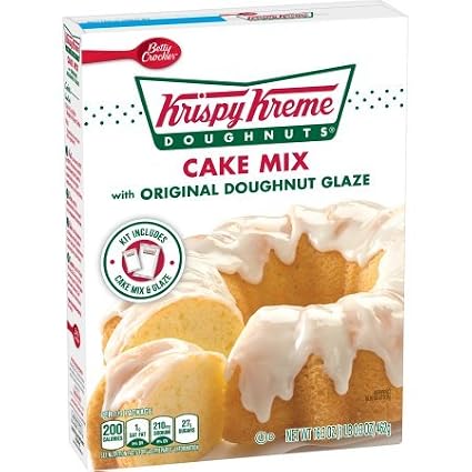 Betty crocker krspy krm dnt cake Mix w orig doughnut glaze (016000467194)