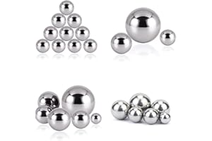 ZYsteelball-(80pcs, 10mm) Chrome Steel Bearing Balls Precision Ball G25