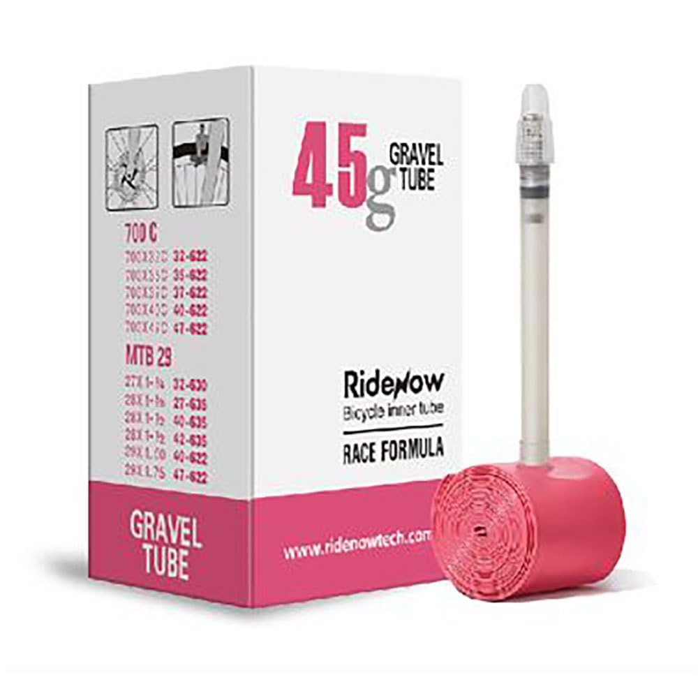 RIDENOW - Gravel 700/32C-47C TPU camera. 45g Fine Presta Valve (45mm)