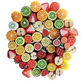 FantasyDay 50PC 3D Nail Sticker Canes Sticks Mixed Fruit Designs for Nail Art Tips Decoration Nailart Manicure Nails Stickers Rods Gel Tips #7 - Charms Slices for Wedding/Party Decoration