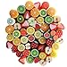 FantasyDay 50PC 3D Fimo Canes Sticks Mixed Fruit Fimo Cane Nail Art Decoration Nailart Manicure Fimo Slices Nails Stickers Rods Gel Tips #7