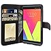 LG V20 Case, Tauri [Stand Feature] Wallet Leather Protective Case with Card Pockets Flip Cover For LG V20 - Black