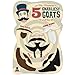 Mr. Moustachio Five Gnarliest Goats of All Time, Fake Goatee Costume Party Assortment