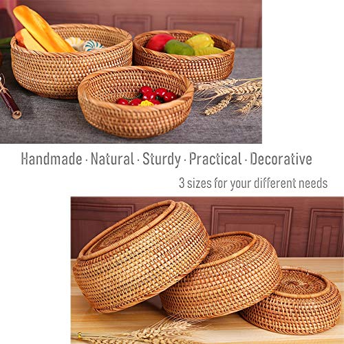 amololo-Hadewoven-Round-Rattan-Fruit-Basket-Wicker-Food-Tray-Weaving-Storage-Holder-Dinning-Room-Bowl-3-Size-Kit