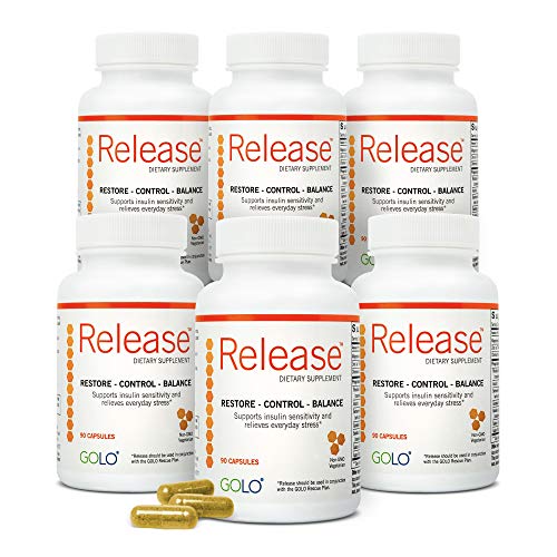 GOLO Release Diet Supplement - Natural Plant-Based Nutraceutical - Balance Hormones, Increase Metabolic Efficiency - No Caffeine, No Stimulants, Vegetarian Safe - 180 Day Supply - 540 Capsules