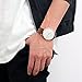June & Ed Quartz Stainless Steel Men's Watch with Sapphire Crystal Dial Window W-0040