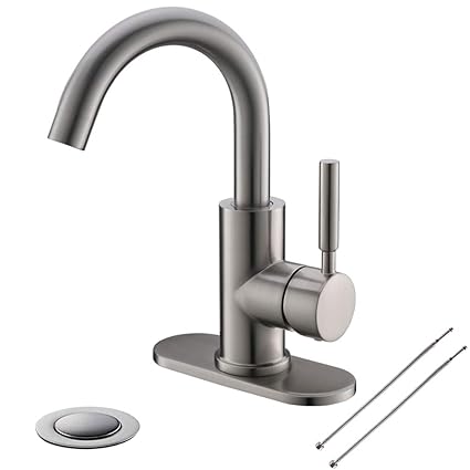 Bathroom Sink Faucets Hoimpro Modern Single Handle Wet Bar Sink