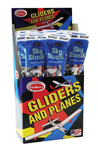 Sky Streak Balsa Wood Glider Plane - Thumbnail 7